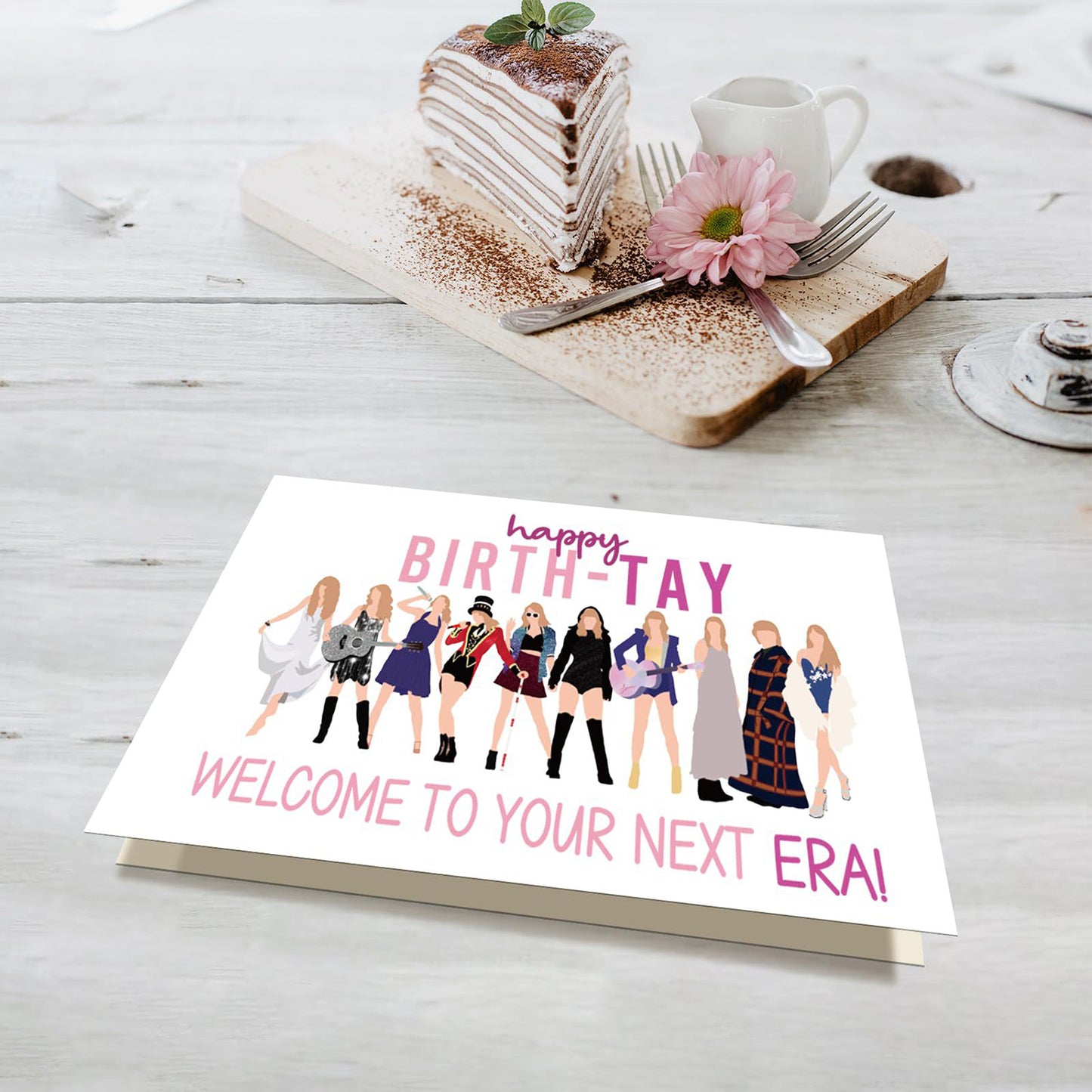 5 Pcs Popular New Era Singer Taylor Swift Birth-Tay Greeting Card For Fans