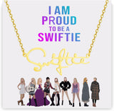 Taylor Swift Inspired Necklace for Music Lover, Singer Fans Gifts Necklace