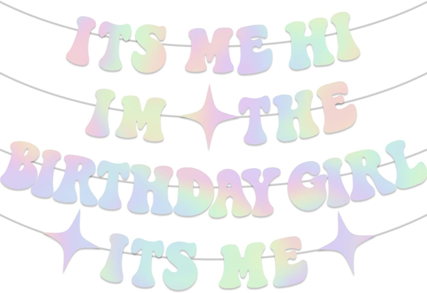 Its Me Hi I'm The Birthday Girl Its Me Banner Party Decorations