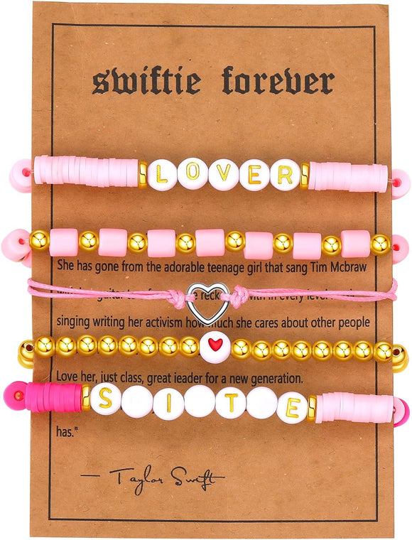 Bohemian Layering Taylor Swift Bracelet Set,  Jewelry Gifts for Women Girls