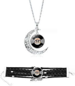 Taylor Swift Bracelet Necklace Set for Women,Album Gifts for Fans