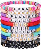11 pcs Taylor Swift Inspired Bracelet for Women Outfit Jewelry, Music Lover Fan Gifts