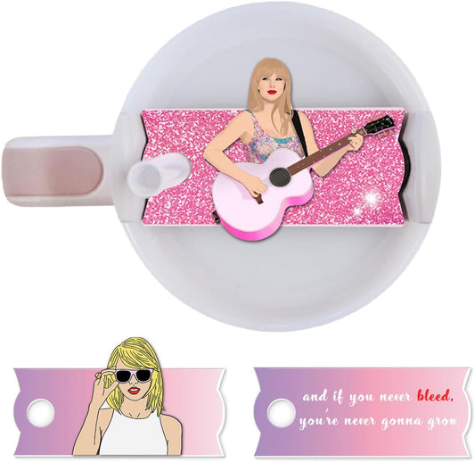 3-Pack Taylor Swift Name Tags for 40oz Stanley Cup Accessories Tumbler Lid