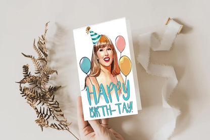 Singer Style Birthday Card Styles - Great Sweet Birthday Gifts for Swiftie- Includes 4.5x6.5 Birthday Card with Envelope