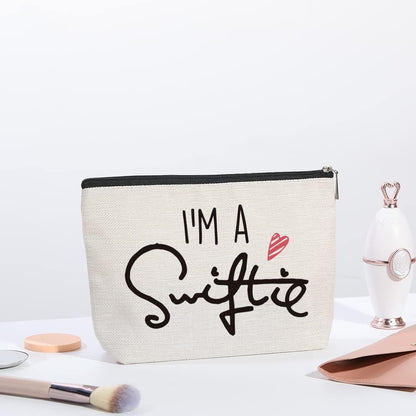 Taylor Swift Fans Makeup Bag, Taylor Swift Lovers Gifts for Women, Friendship Gifts for Women Friends Sister, Birthday Christmas Gifts for Her