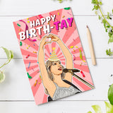 Popular Singer Taylor Swift Birthday Card For Girls Boys