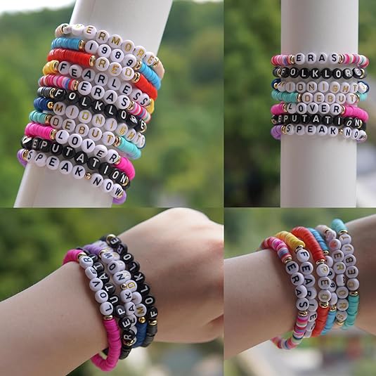 11 pcs Taylor Swift Inspired Bracelet for Women Outfit Jewelry, Music Lover Fan Gifts