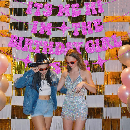 NO-DIY Its Me Hi Im The Birthday Girl Its Me Banner