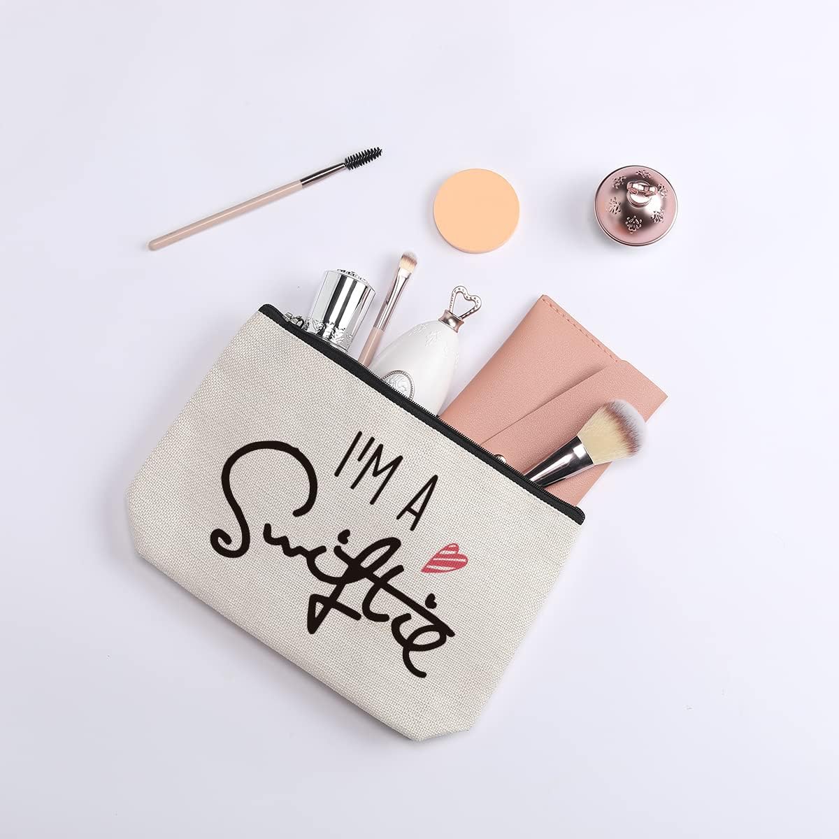 Taylor Swift Fans Makeup Bag, Taylor Swift Lovers Gifts for Women, Friendship Gifts for Women Friends Sister, Birthday Christmas Gifts for Her