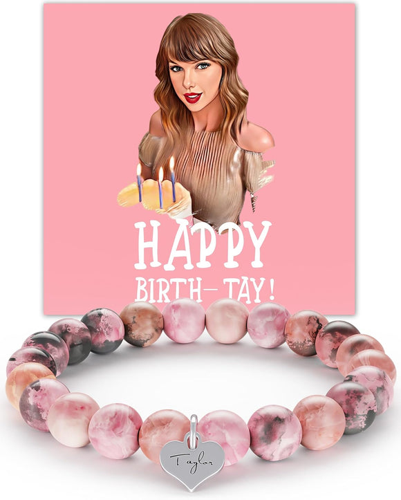Pink Taylor Swift Bracelets Birthday Gifts