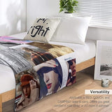 Taylor Swift Music Album Covers, Photo Collage Throw Blanket, Gift for Fans Music Lover