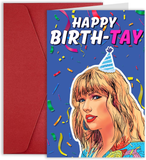 Popular Singer Taylor Swift Birthday Card For Girls Boys