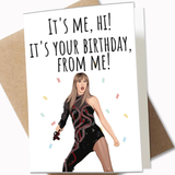 Singer Style Birthday Card Styles - Great Sweet Birthday Gifts for Swiftie- Includes 4.5x6.5 Birthday Card with Envelope