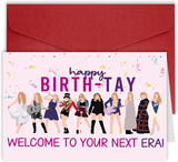 Popular Singer Taylor Swift Birthday Card For Girls Boys