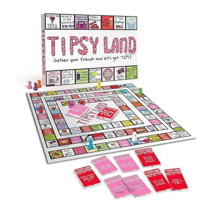 Tipsy Land Drinking Board Game, The Party Board Game is The Ultimate Drinking Game that Guarantees Laughter, Fun, and Unforgettable Moments with Friends