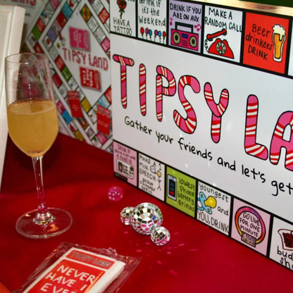 Tipsy Land Drinking Board Game, The Party Board Game is The Ultimate Drinking Game that Guarantees Laughter, Fun, and Unforgettable Moments with Friends