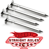 Axles for Pine Derby Car PRO Super Speed(4 pcs Straight)