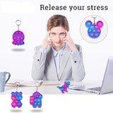 5 Pcs Mini Stress Relief Hand Toys Keychain Toy