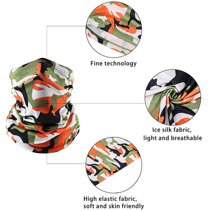 5 Pcs Camouflage Cycling Scarf