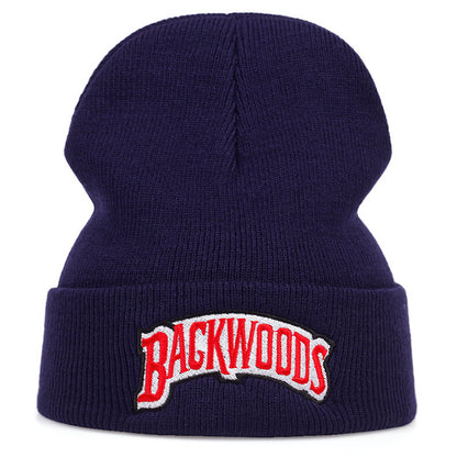 Backwoods Lettering Unisex Beanie Hat