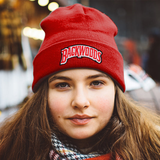 Backwoods Lettering Unisex Beanie Hat