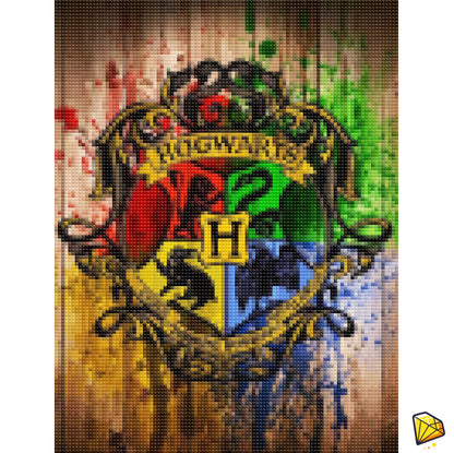 Harry Potter DIY 5D Magic Diamond Rhinestone Painting Kits for Adults and Children Embroidery Wizard Arts Craft Home Wall Decor Hogwarts Diamond Painting