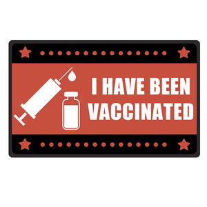 I Have Been Vaccinated Embroidered Patch, Reusable Decorate Accessories Public Health Notification Badge  for Women Men