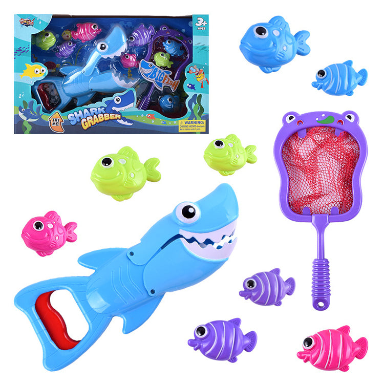 Shark Grabber Baby Bath Toy Set Bathtub Toy