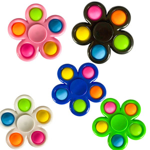 5 Packs Dimple Fidget Spinner Toys