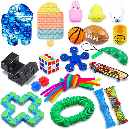 25 Pack Fidget Toys Set