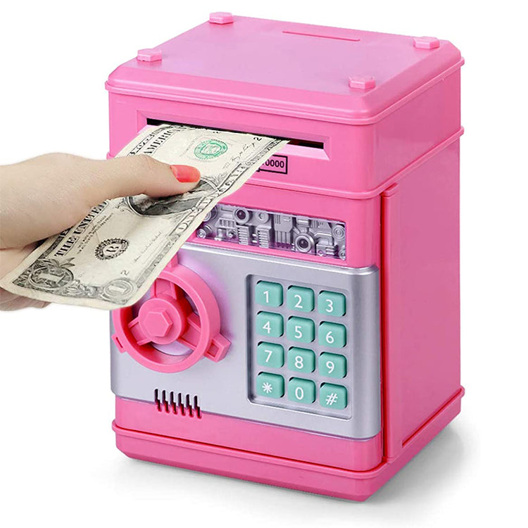 ATM Electronic Money Safe Cash Coin Saving Box