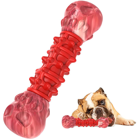 Indestructible Nylon and Rubber Dog Chew Bones Toys