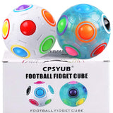 2 Pack Rainbow Cube Magic Fidget Sensory Ball