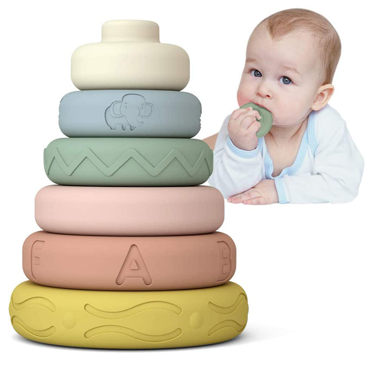 6 Pcs Baby Stacking & Nesting Toys