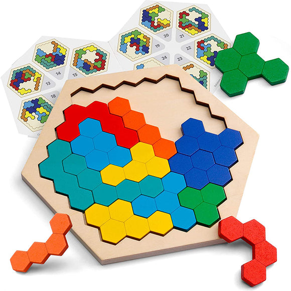 Shape Pattern Block Tangram Brain Teaser Toy