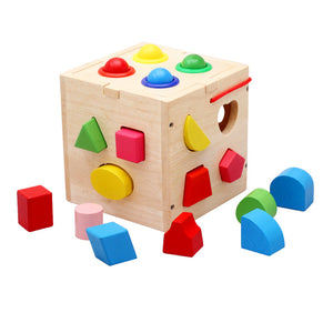 13 Hole Shape Sorter Geometry Toy