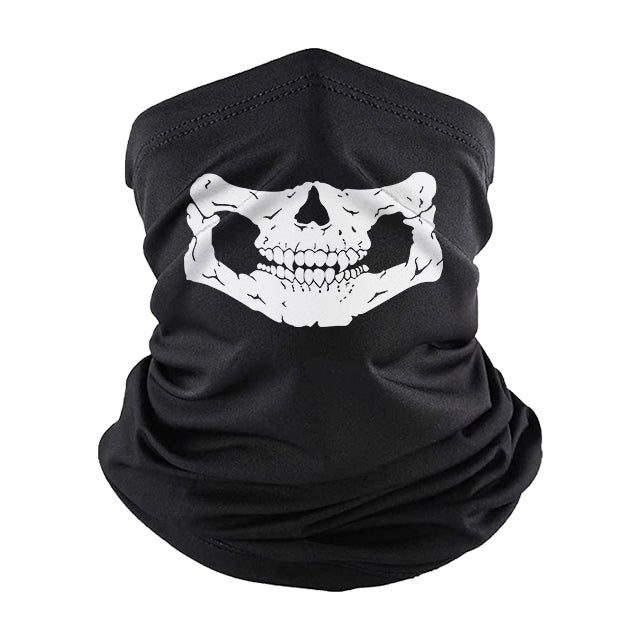 Halloween Seamless Skull Face Bandana