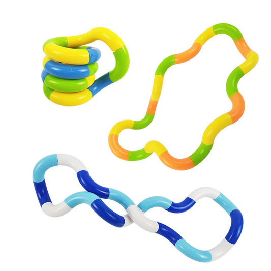 3 Pcs Multicolor Feeling Winding Magic Fidget Creations Toy