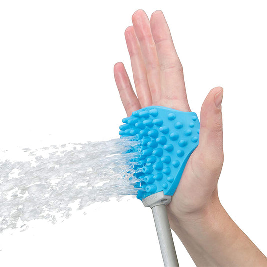 Pet Bathing Sprayer and Scrubber in One Tool