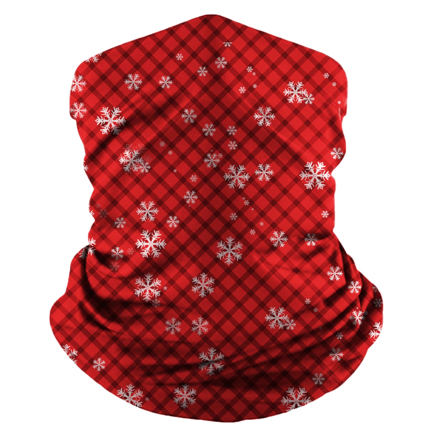 Christmas Snowflake Pattern Face Cover