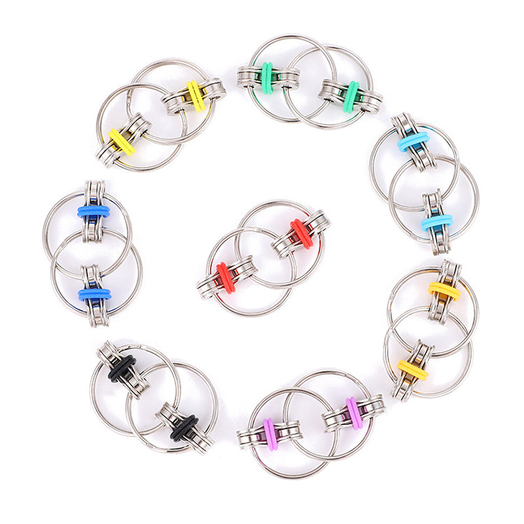 3 Pack Flippy Bike Chain Fidget Toy