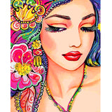 5D DIY Beauty Girl Pattern Diamond Painting Kits for Adults and Kids  Home Diamond Drawing Decoration Handmade Painting Poster