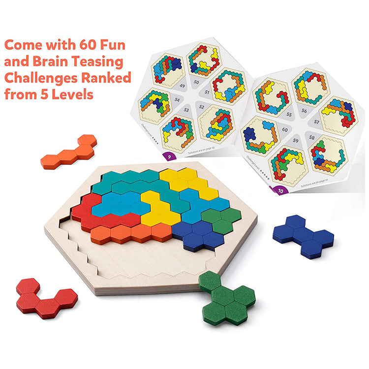 Shape Pattern Block Tangram Brain Teaser Toy