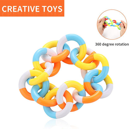 3 Pcs Multicolor Feeling Winding Magic Fidget Creations Toy