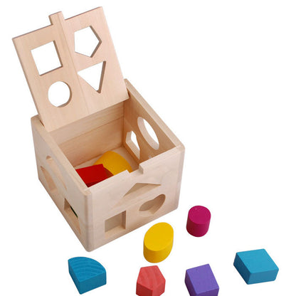 13 Hole Shape Sorter Geometry Toy