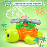 Courtyard Splash Turtle Water Sprinkler Toys