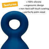 Blue Ergonomic 100% Silicone Silky Soft Toy