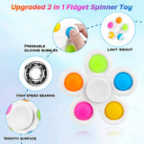 5 Packs Dimple Fidget Spinner Toys