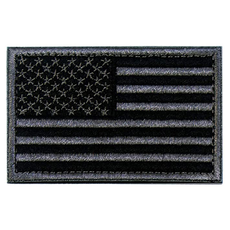 6 Pcs Tactical Patches of USA Flag, with Hook and Loop for Backpacks Caps Hats Jackets Pants, Military Army Uniform Emblems for Military Game