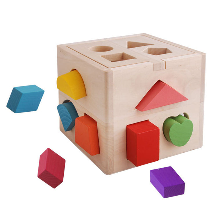 13 Hole Shape Sorter Geometry Toy